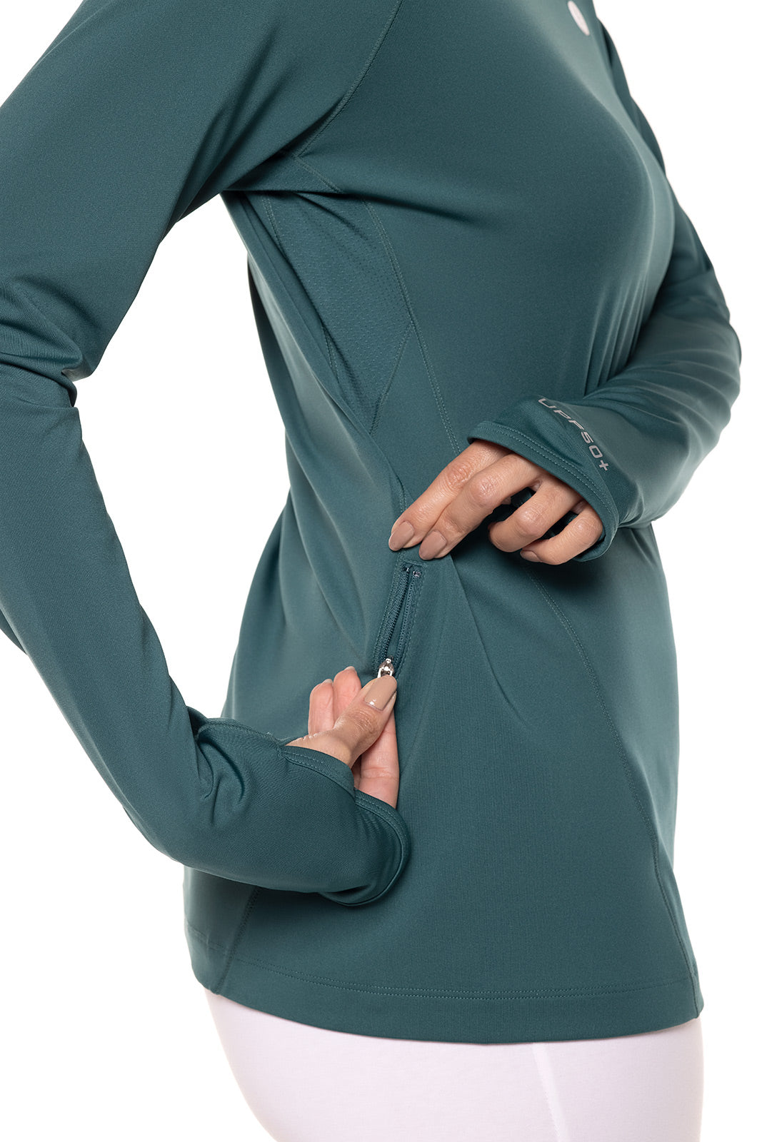 Women's Devi Long Sleeve Fitness T-Shirt | Midnight Green