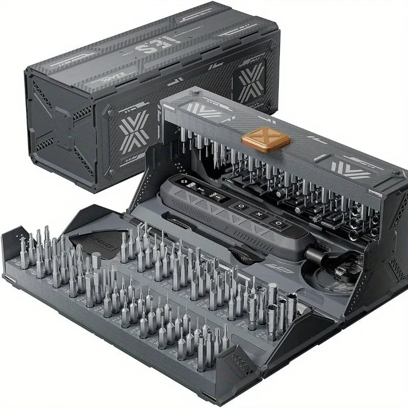 VMAN TOOLS 180 in 1 Precision Screwdriver Set Repair Tool Set Magnetic Electrical Lithium Battery Rechargeable Screwdriver