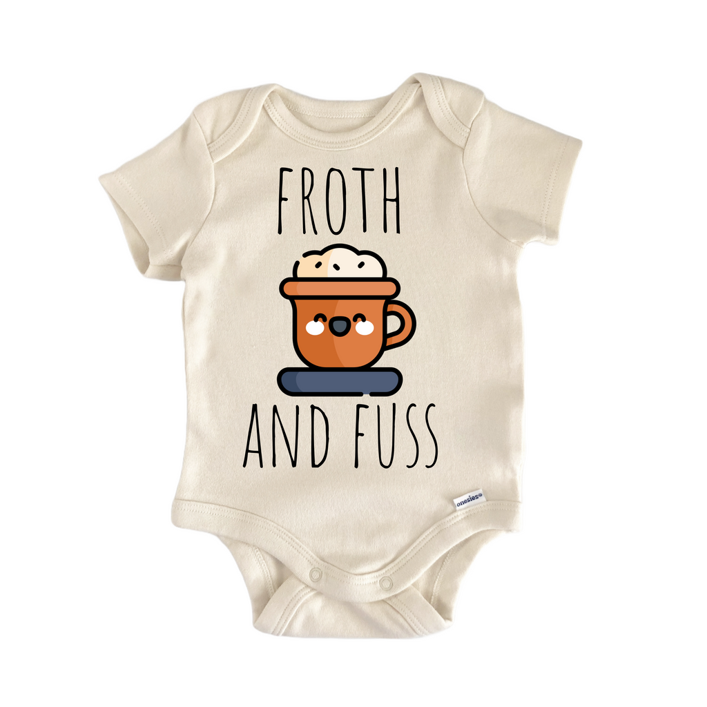 Cappuccino Espresso Newborn Baby Onesie® Bodysuit