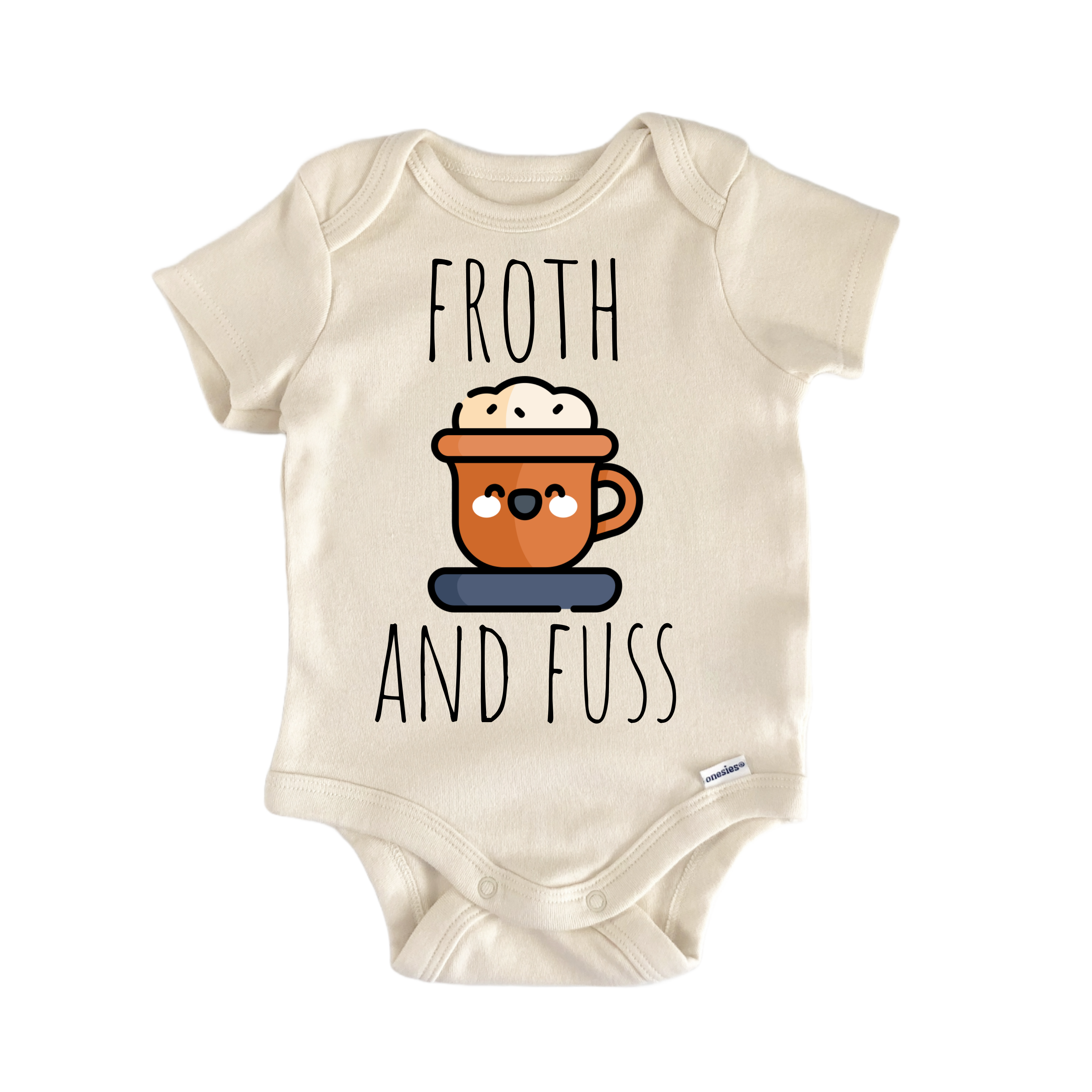 Cappuccino Espresso Newborn Baby Onesie® Bodysuit