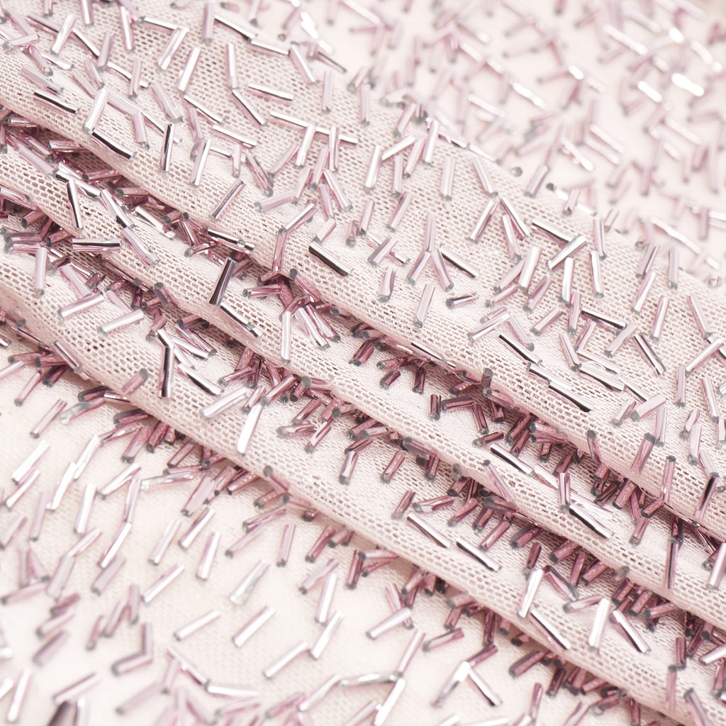Dazzle Beaded Stretch Mesh Fabric | Blue Moon Fabrics