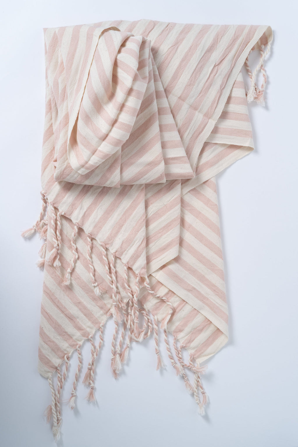 Girit Salmon Cotton Linen Towel