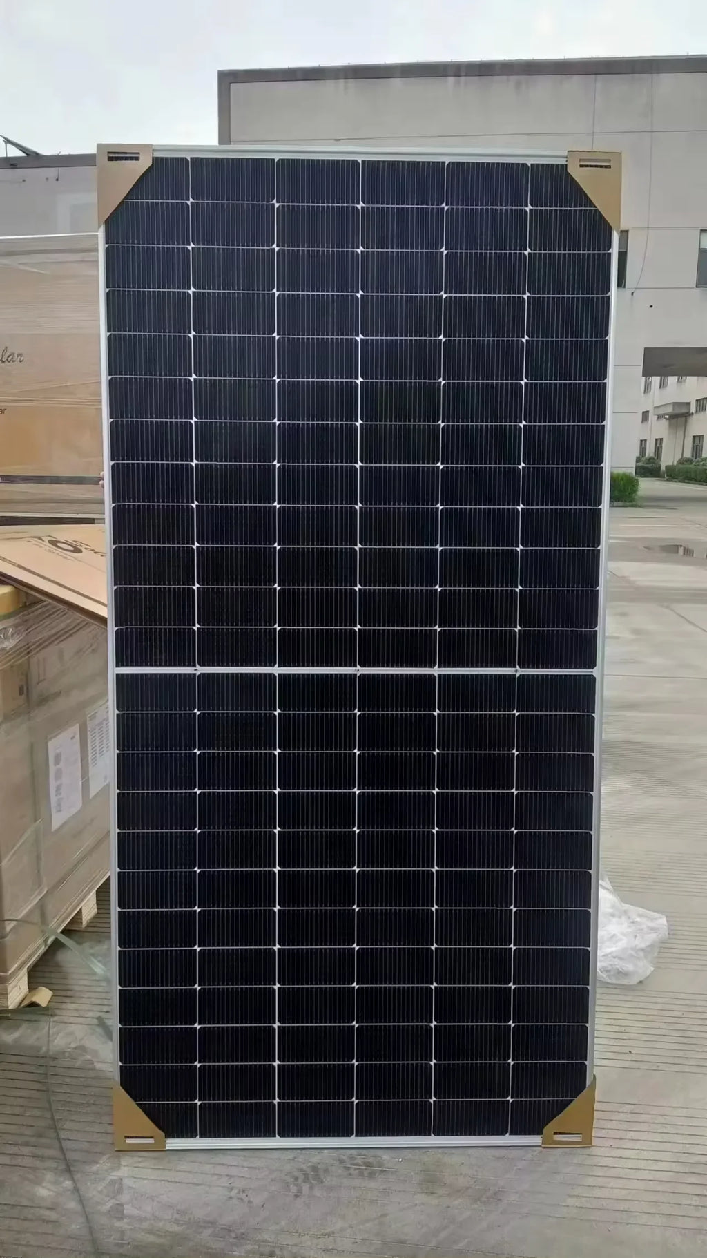 USA Stock Best Price High Efficiency Trina JA Longi Jinko 570w 575w 580w 585w 590w Bifacial Dual Glass N Type Solar Panel