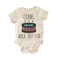 Hot Tub Bubble Jet Newborn Baby Onesie® Bodysuit
