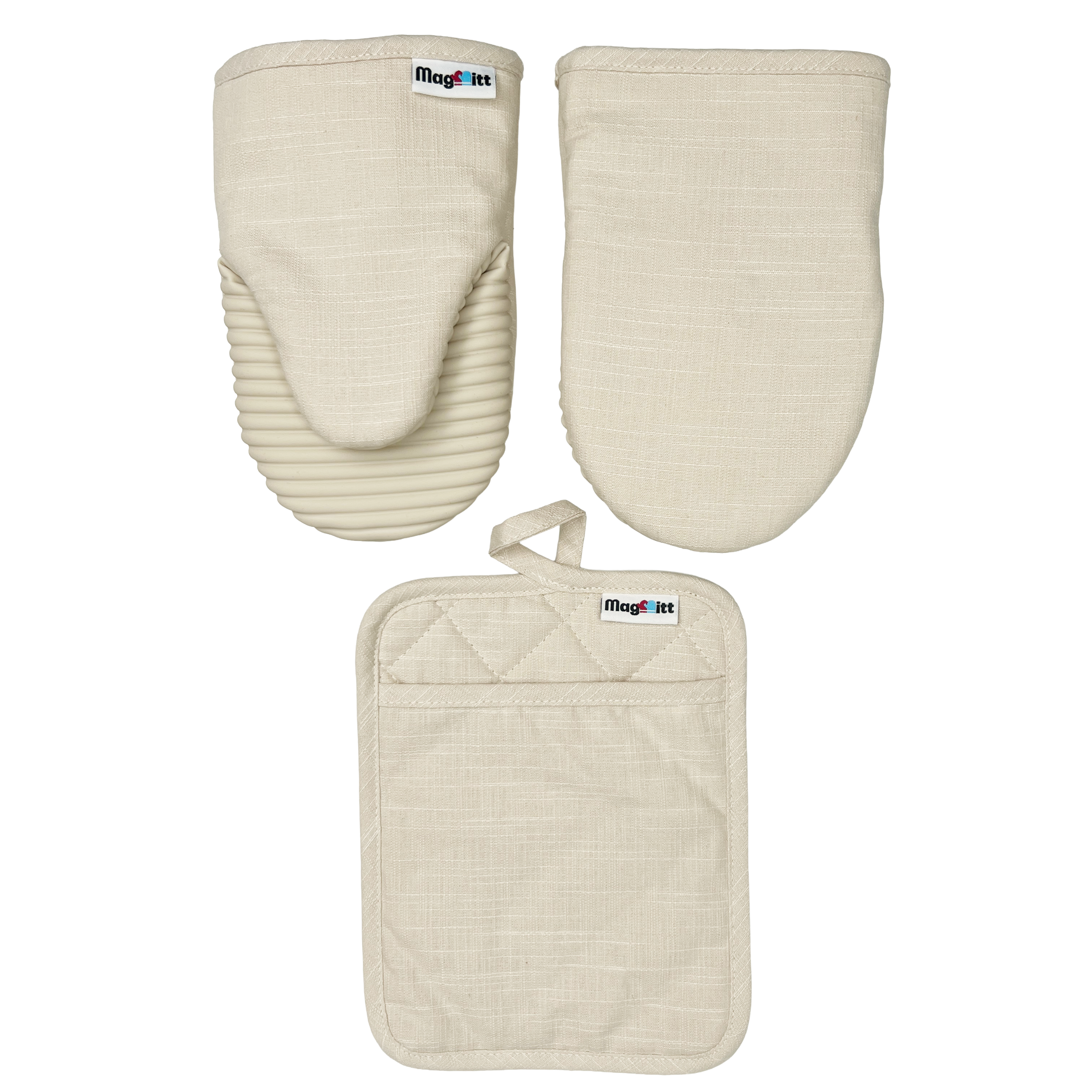 The MagMitt 3 Piece Set (Vanilla Cream)