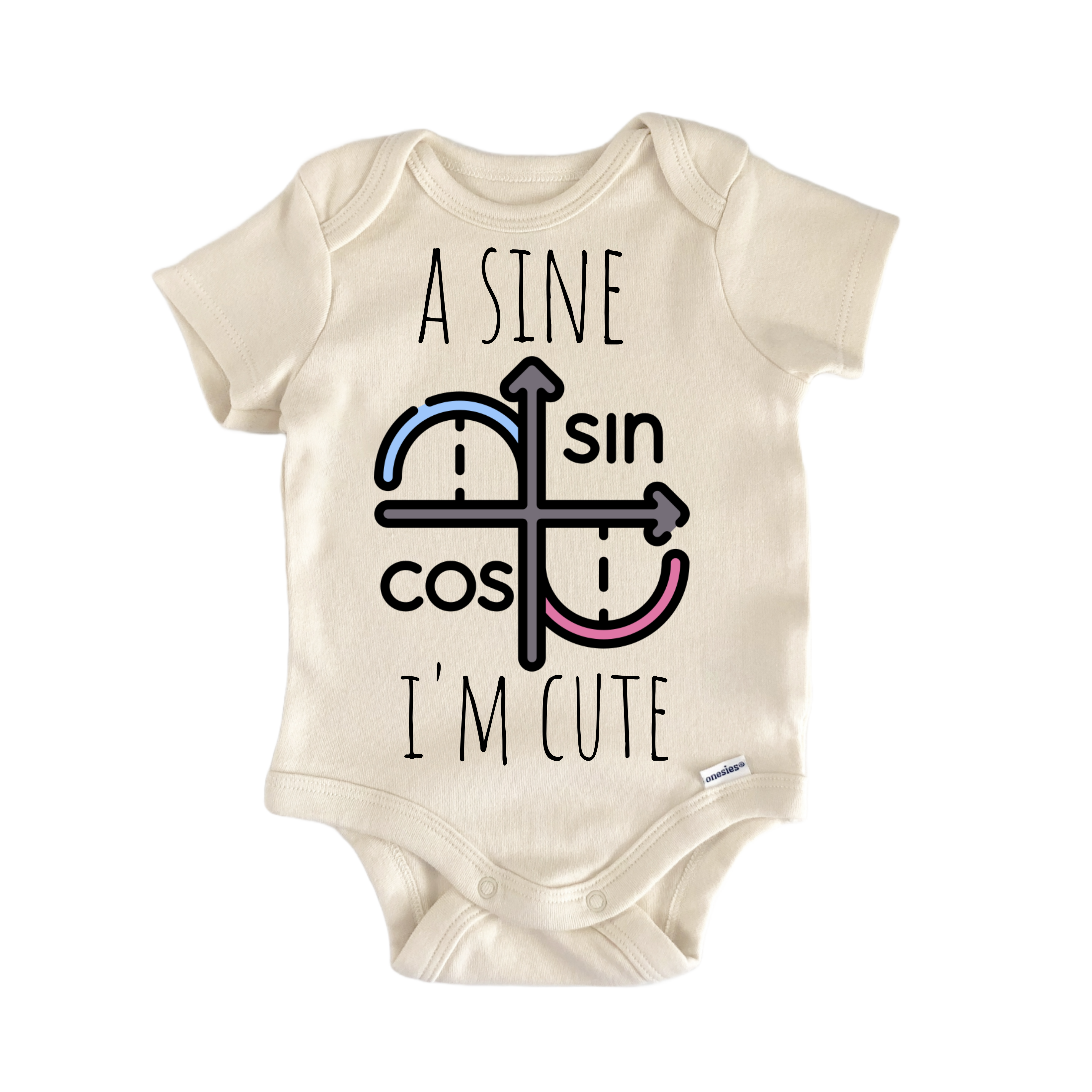 Math Mathematics Teacher Newborn Baby Onesie® Bodysuit