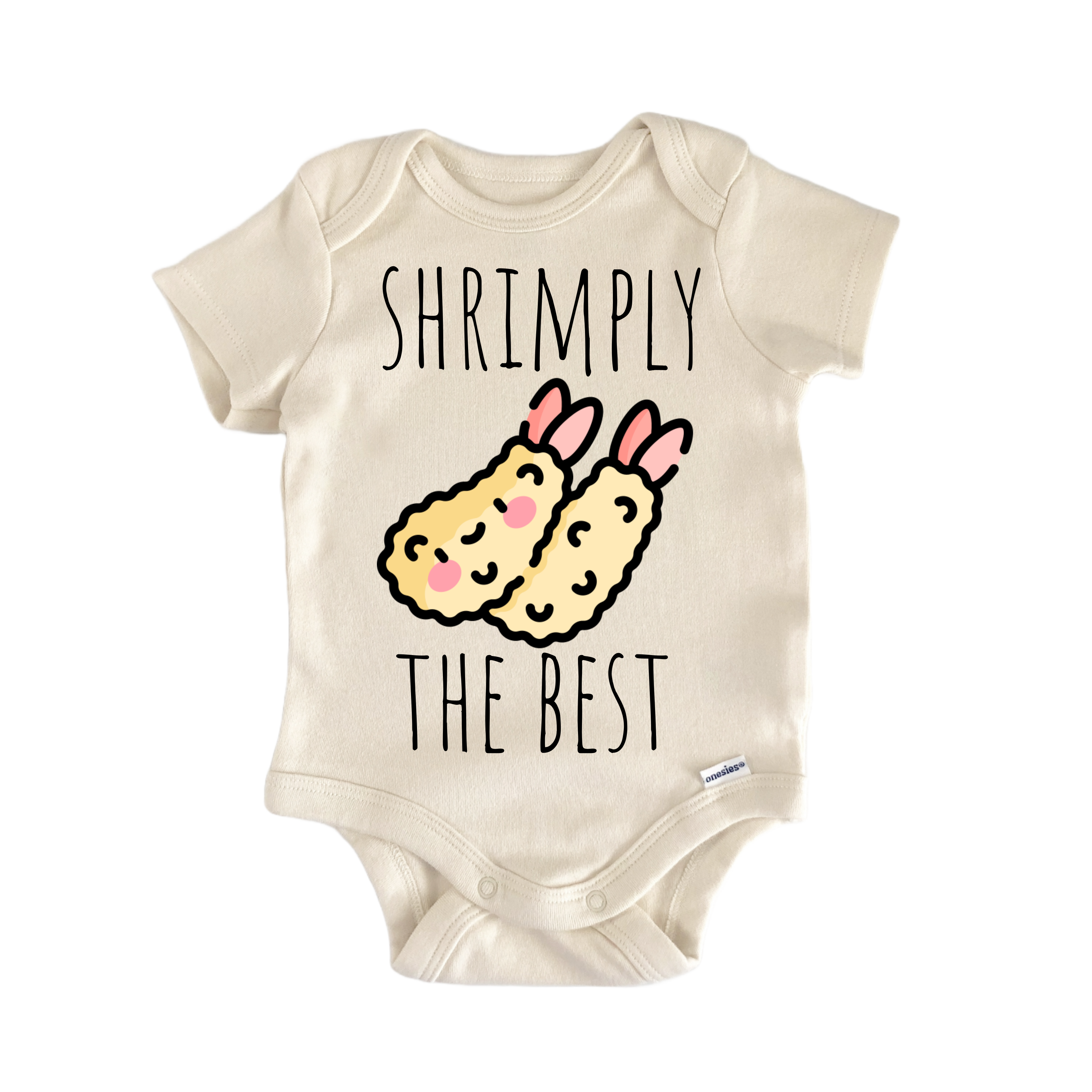 Shrimp Tempura Foodie Newborn Baby Onesie® Bodysuit