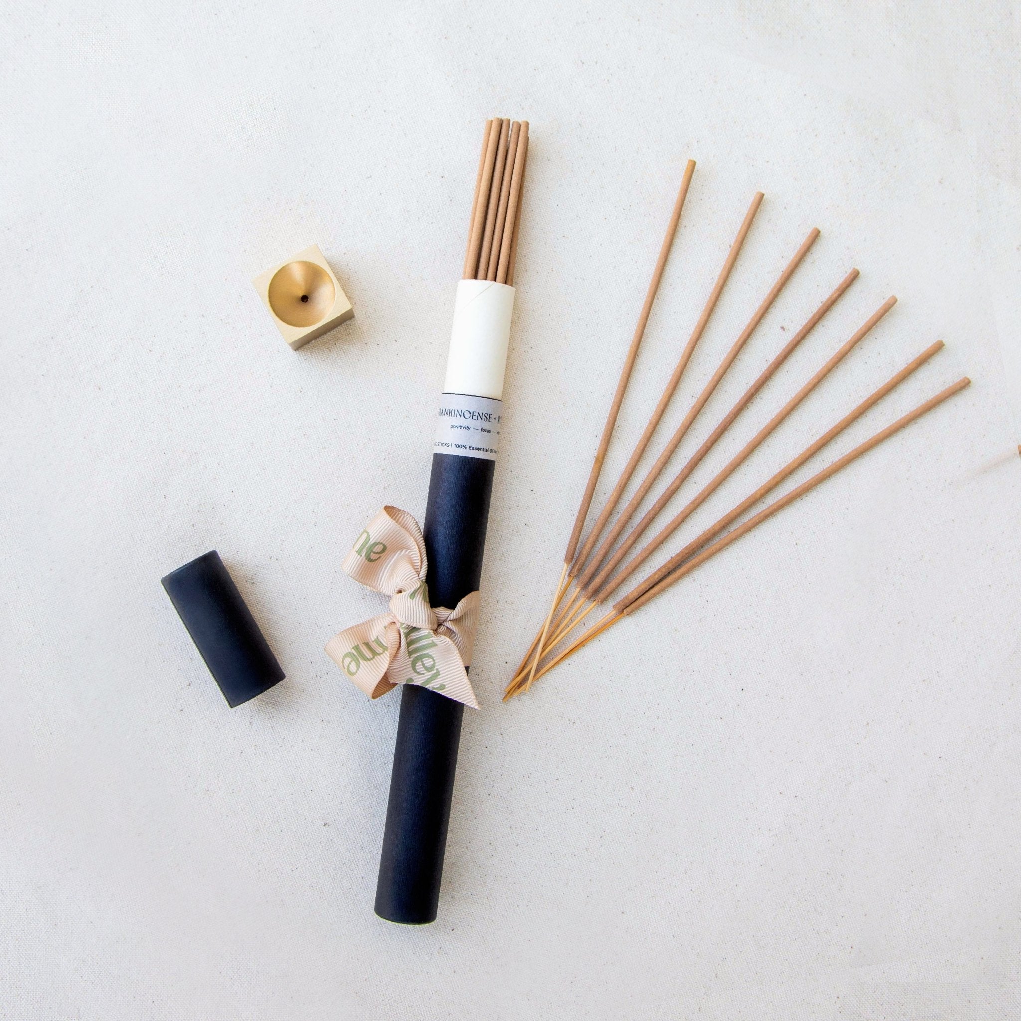 Tilley + Me Brass Cube Incense Holder - Minimalist & Stylish Design