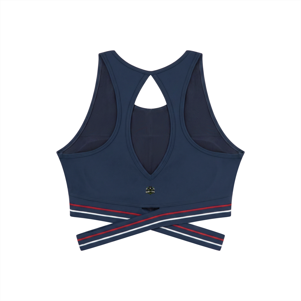 Loki & Ivy Women’s Criss-Cross Band Sports Bra