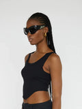 Isola - Corset Tank | Black