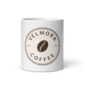 White glossy mug