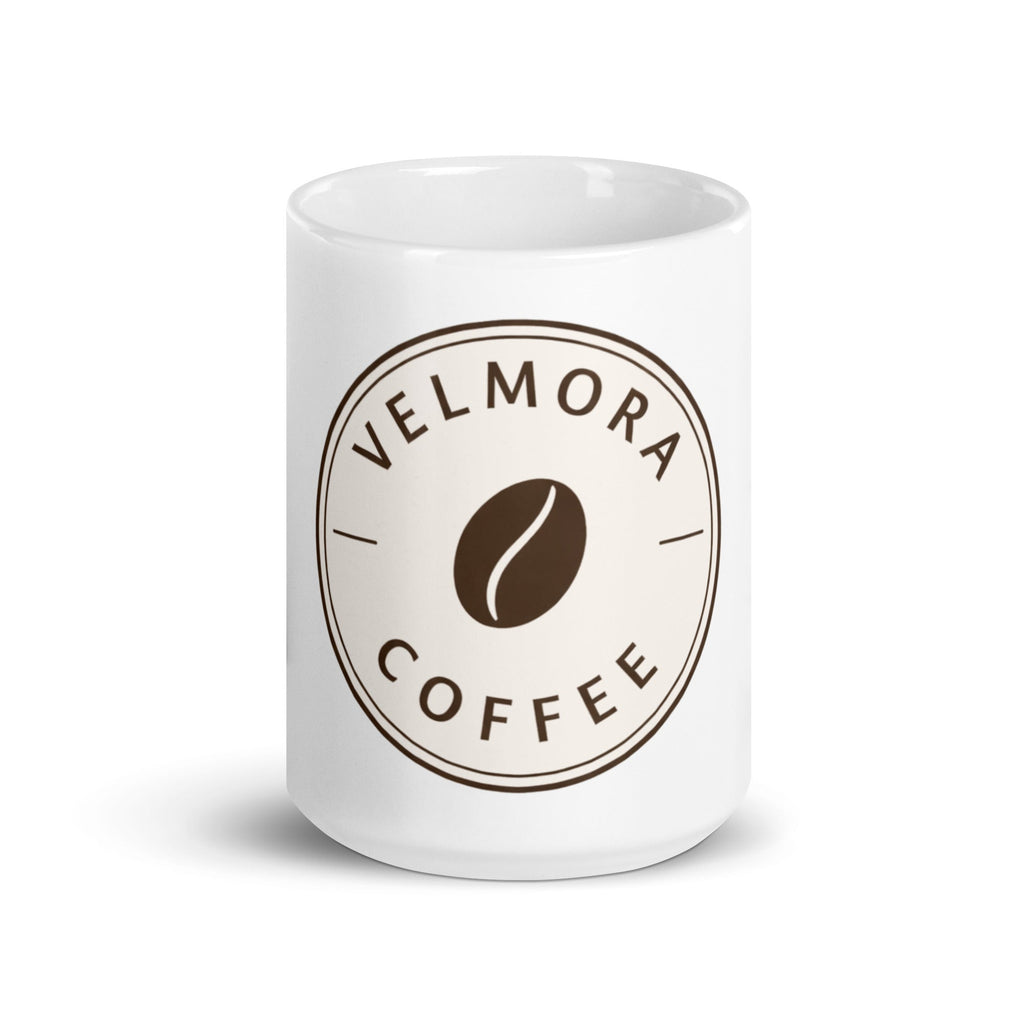 White glossy mug